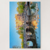 美しいシティオブアムステルダム、オランダ ジグソーパズル (縦)