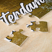 美しいシティオブアムステルダム、オランダ ジグソーパズル (側面)