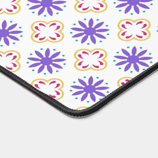 美しいシモダンームレスフローラルパターン デスクマット (コーナー)