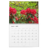 美しいシャクナゲの花のカレンダー Rhodies カレンダー (3月 2027)