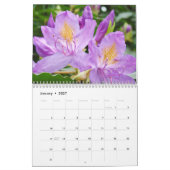美しいシャクナゲの花のカレンダー Rhodies カレンダー (1月 2027)