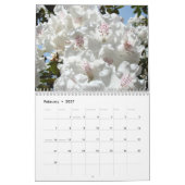 美しいシャクナゲの花のカレンダー Rhodies カレンダー (2月 2027)