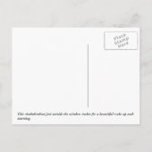 美しいシャクナゲ ポストカード (裏面)