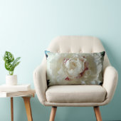 美しいシャクヤクの開花 ランバークッション (椅子)