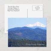 美しいシャスタ山 ポストカード (正面/裏面)