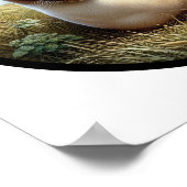美しいシャム猫の3D丸型イメージ ポスター (角)