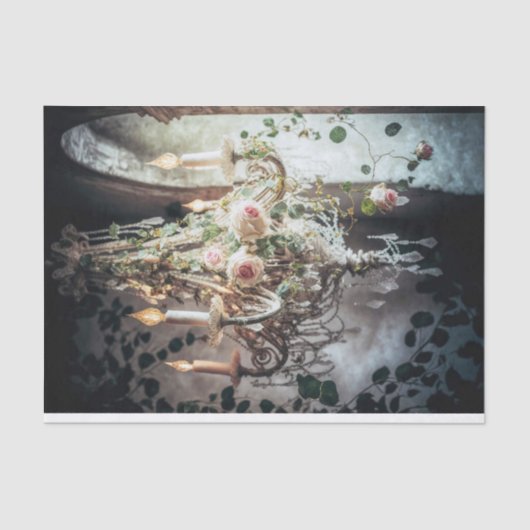 美しいシャンデフランスのリア 薄葉紙 (正面)