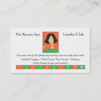 美しいショップロイヤリティカード ロイヤリティカード