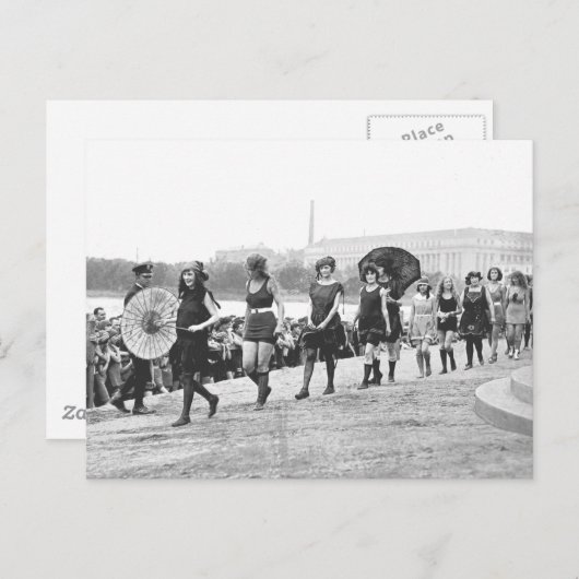 美しいショーグラモールガールズヴィンテージ1922 ポストカード (正面/裏面)