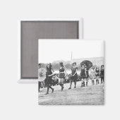 美しいショーグラモールガールズヴィンテージ1922 マグネット (正面/裏面)