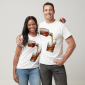 美しいシルバーGLENFIDDICH SINGLE MALT WHISKY Tシャツ (ユニセックス)
