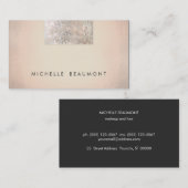 美しいシンプルとファッションシック銅セクフェイクイン 名刺 (正面/裏面)