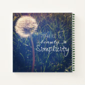 美しいシンプル ノートブック (裏面)