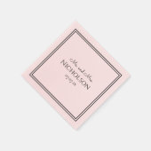 美しいシンプル！ミセス・ナプキン結婚ズ スタンダードカクテルナプキン (角)