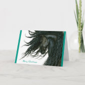 美しいシーズングリーティングフリーシアホースバイビハレ シーズンカード (正面)