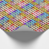 美しいシームレスなアフリカ ラッピングペーパー (角)