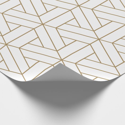 美しいシームレスな模様の日本の障子組子 ラッピングペーパー (角)