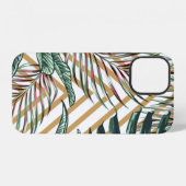 美しいシームレスな花柄の背景に iPhoneケース (裏面横)
