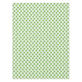 美しいジェイドツリーグリーン葉ズ テーブルクロス (正面)