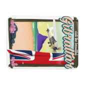 美しいジブラルタル旅行のポスター マグネット (横)