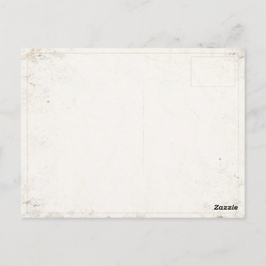 美しいジプシーの少女が描かれたポストカードアート ポストカード (裏面)