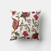 美しいジャコビーン刺繍枕 クッション (裏面)