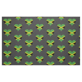 美しいジャマイカの旗の照ること ファブリック (ファットクウォーター)