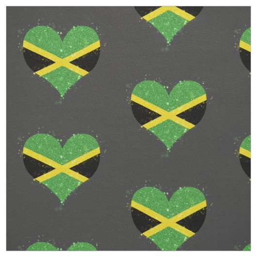 美しいジャマイカの旗の照ること ファブリック (見本)