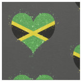 美しいジャマイカの旗の照ること ファブリック (クローズアップ)