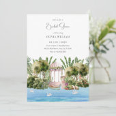 美しいジャングルリバーブライダルシャワー 招待状 (スタンド正面)
