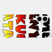 美しいジャンボケニヤハクナマタラブルアート Case-Mate iPhoneケース (裏面 (横))