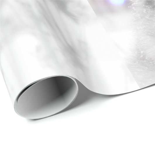 美しいジャーマン・シェパードのクリスマスのプレゼントの覆い ラッピングペーパー (ロールコーナー)