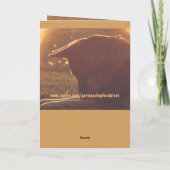 美しいジャーマン・シェパードのバレンタインデーカード シーズンカード (裏面)