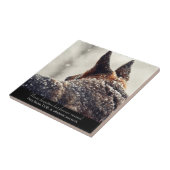 美しいジャーマン・シェパードの記念のセラミックタイル タイル (側面)