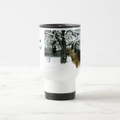 美しいジャーマン・シェパードの通勤者のコーヒー・マグ トラベルマグ (中央)