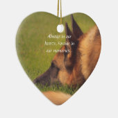 美しいジャーマン・シェパード失ったペットオーナメント セラミックオーナメント (右)