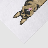 美しいジャーマン・シェパード犬|元のペット芸術 薄葉紙 (詳細)