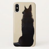 美しいジャーマン・シェパード犬 Case-Mate iPhoneケース (裏面)