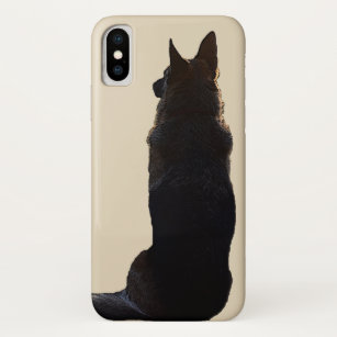美しいジャーマン・シェパード犬 iPhone X ケース