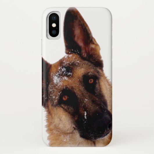 美しいジャーマン・シェパード犬 Case-Mate iPhoneケース (裏面)
