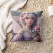 美しいジューンフェアリーのバラ クッション (ブランケット)