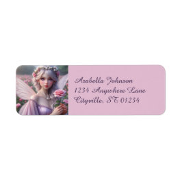 美しいジューンフェアリーのバラ ラベル