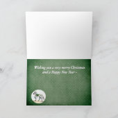 美しいジョル・クリスマス・アイスランドの馬 カード (内部)