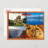 美しいジンバブエはがき ポストカード (正面/裏面)