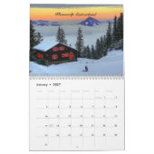美しいスイス連邦共和国の2018カレンダー カレンダー (1月 2027)