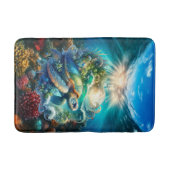 美しいスイミングウミガメ バスマット (正面)