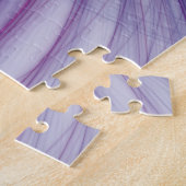 美しいスイング抽象芸術モダンフラクタルアートピンク ジグソーパズル (側面)