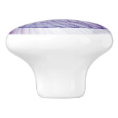 美しいスウィングモダン抽象芸術フラクタルアートピンク セラミックノブ (側面)