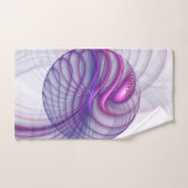 美しいスウィングモダン抽象芸術フラクタルアートピンク バスタオルセット (ハンドタオル)