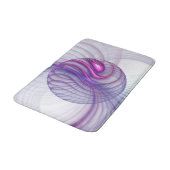 美しいスウィングモダン抽象芸術フラクタルアートピンク バスマット (アングル)